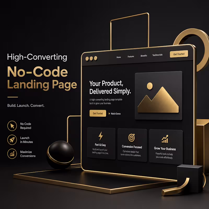 Cover image for Responsive SEO-Optimized Fintech Landing Page Design