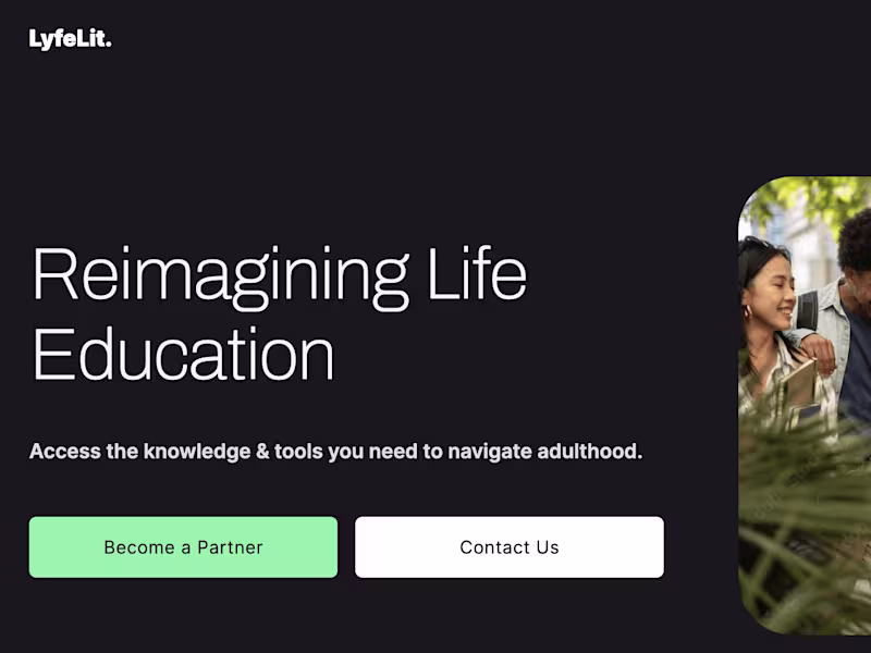 Cover image for Full Stack EdTech Platform - LyfeLit