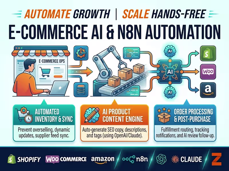 Cover image for Automate Your Ecommerce Store with AI & n8n