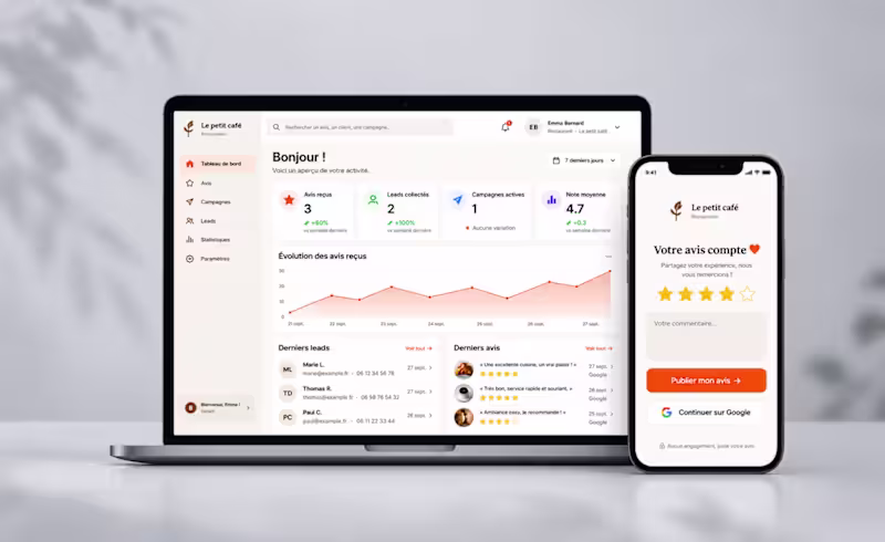 Cover image for Reviews & Leads SaaS