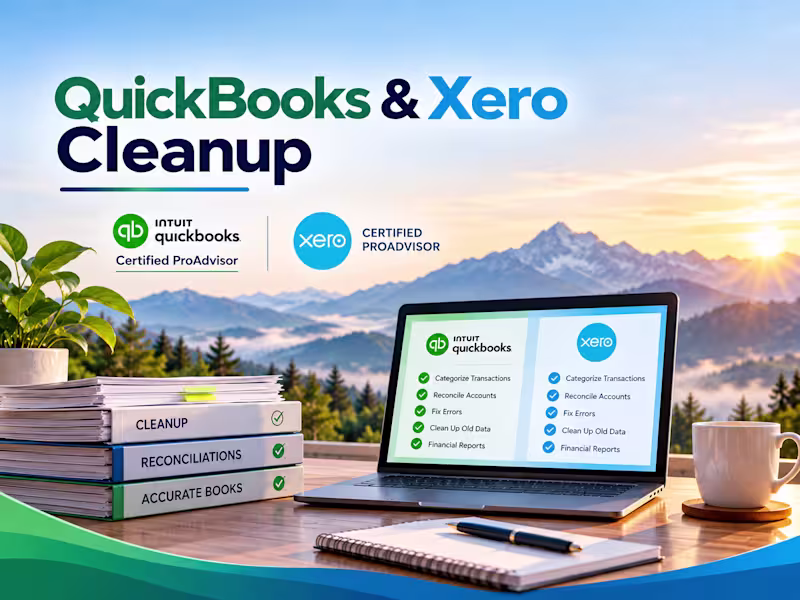 Cover image for QuickBooks Cleanup & Catch-Up Accounting