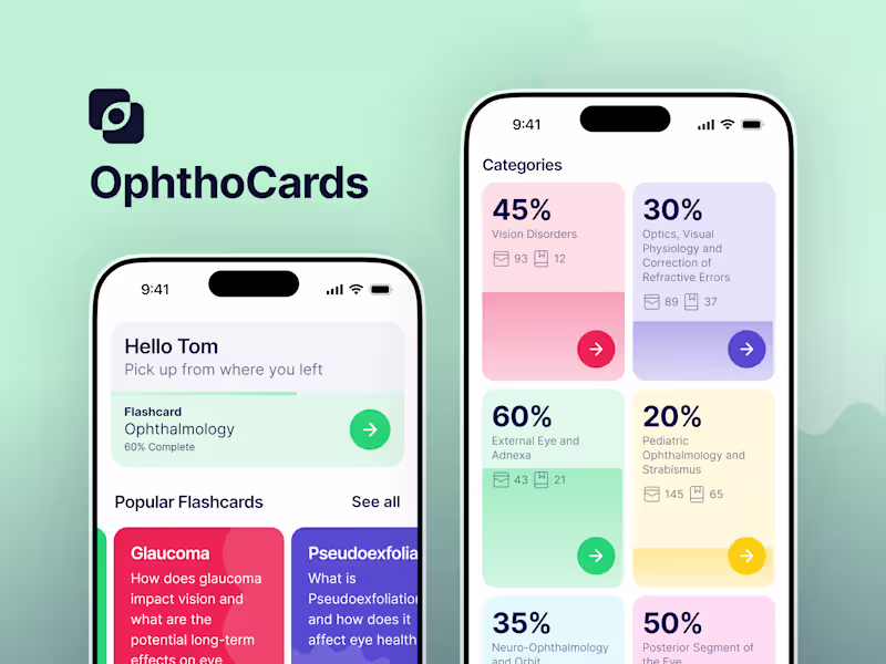 Cover image for OphthoCards - Ophthalmology Education App