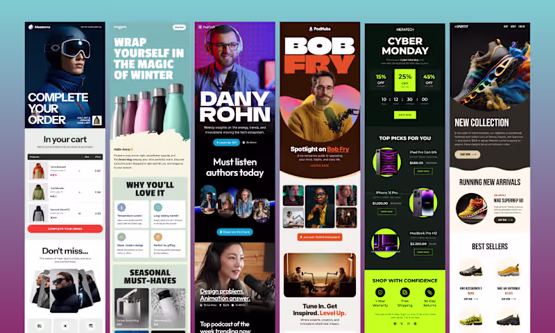 Cover image for Klaviyo Email Campaign Design in Figma