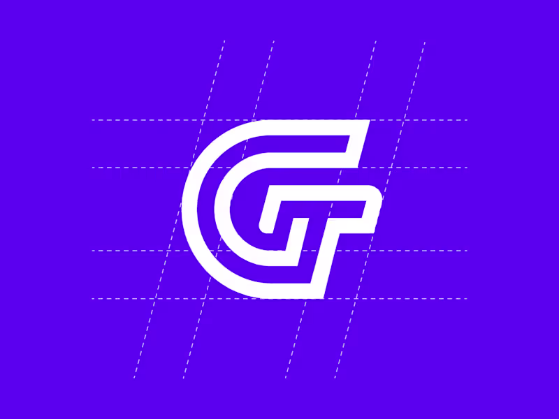 Cover image for GT Monogram Logo — Bold, Modern & Built for Speed, Up for sale!