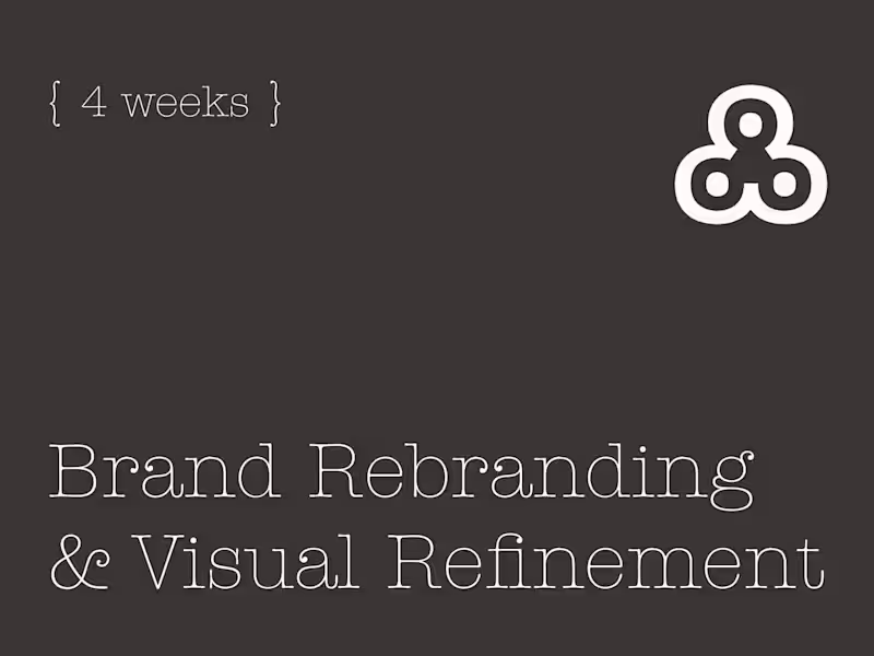 Cover image for Brand Rebranding & Visual Refinement
