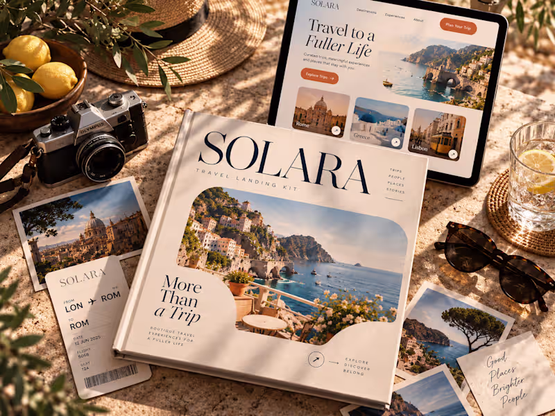 Cover image for Solara - Framer Travel Landing Kit