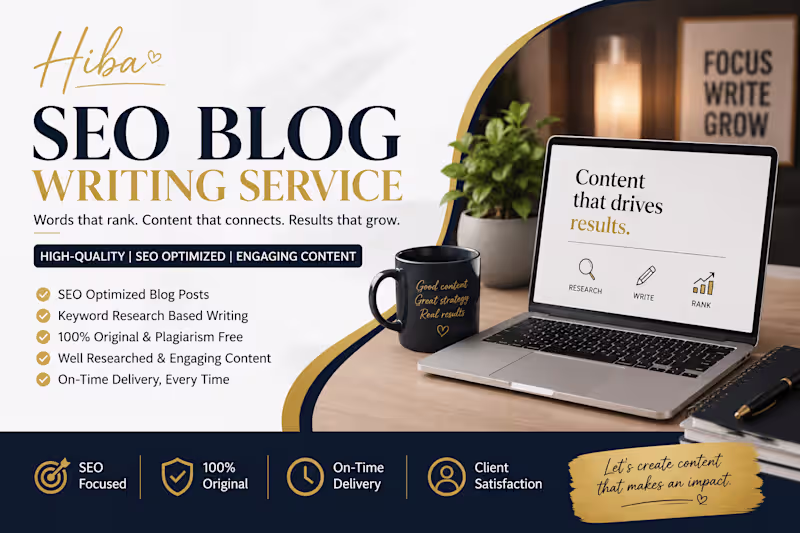 Cover image for SEO Blog Writing Service