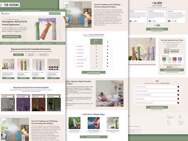 Cover image for A homepage designed for realm