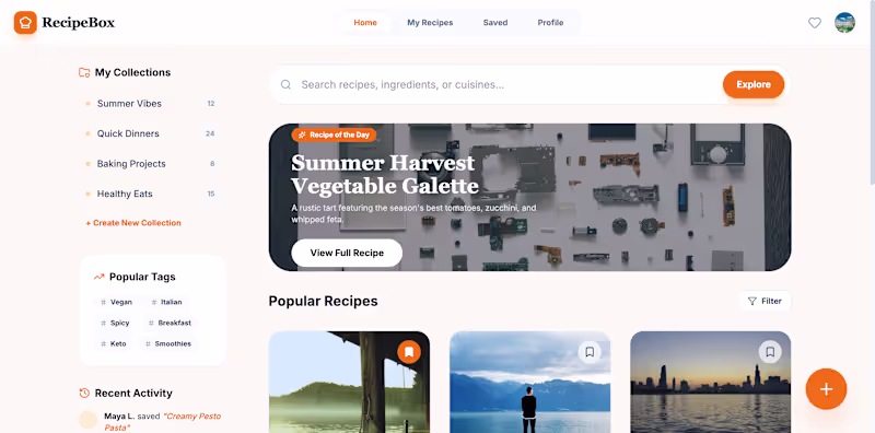 Cover image for Fixing an AI-Generated Recipe Sharing App