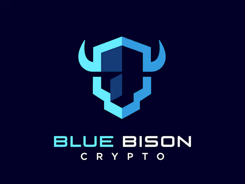 Cover image for Blue Bison Crypto Logo