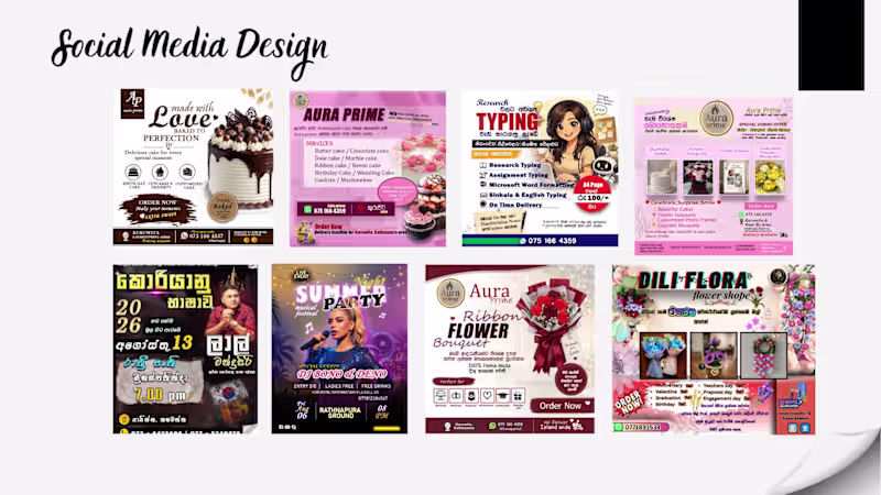 Cover image for I will create modern and eye catching social media posts
