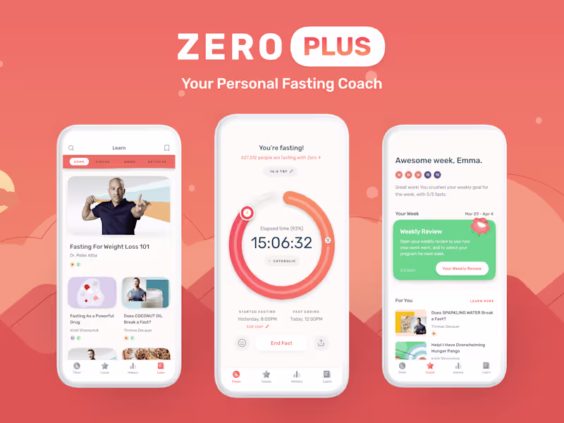 Cover image for ‎Zero: Fasting & Health Tracker