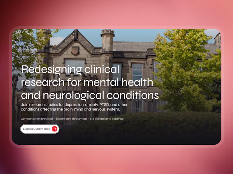 Cover image for Clerkenwell Health — Framer Redesign | UK Clinical Research
