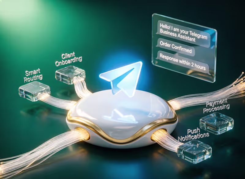 Cover image for Telegram Concierge Bot: Automated Sales & Support via Make.com