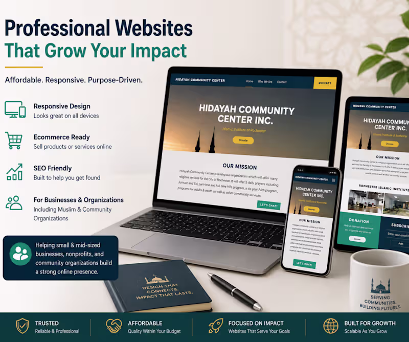 Cover image for Professional Web Design for Small Businesses