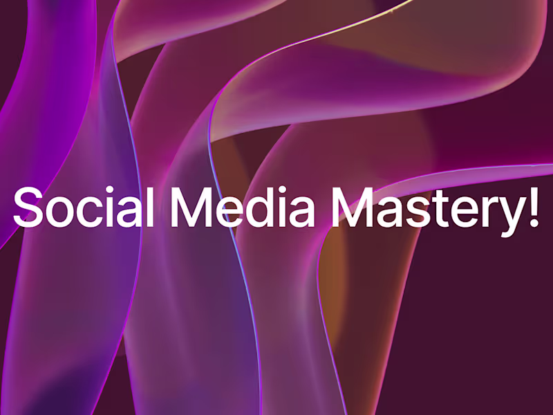 Cover image for Maximize Brand Presence: Social Media Mastery!