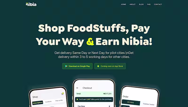 Cover image for Nibia is a digital food
