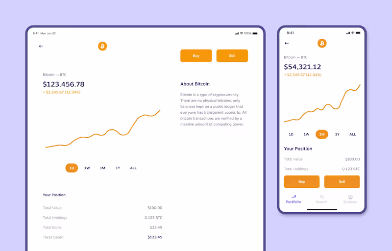 Cover image for A Crypto Investment App Designed for Flutter Development