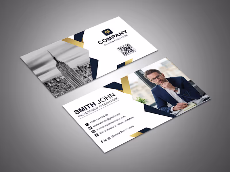 Cover image for Modern Real Estate Business Card
