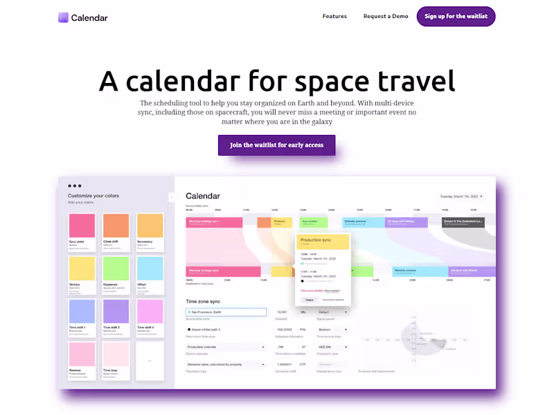 Cover image for Calendar from Space