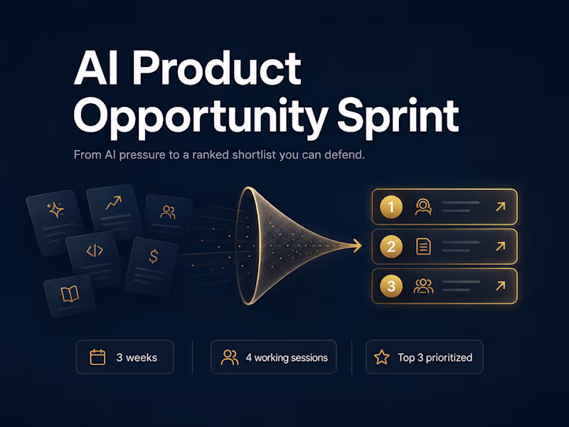 Cover image for AI Product Opportunity Sprint