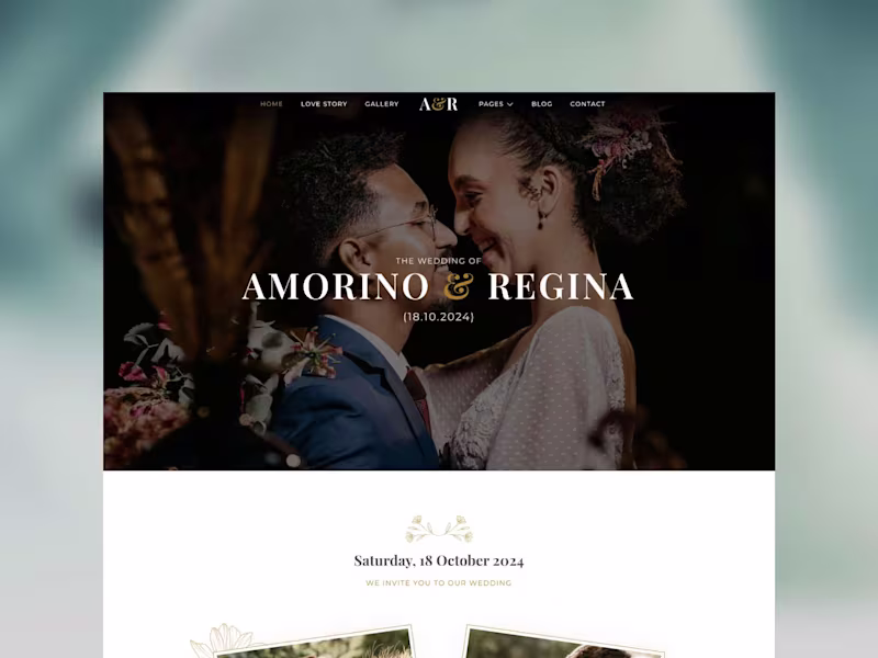 Cover image for Wedding Invitation Framer Website