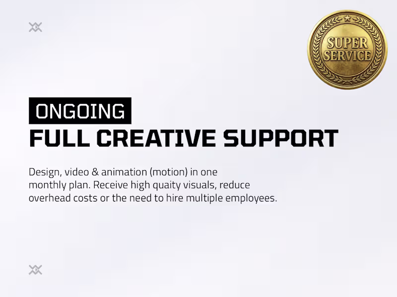 Cover image for [ONGOING] Full Creative Service