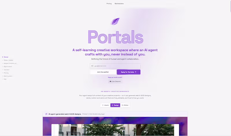 Cover image for Portals Website