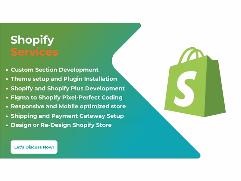 Cover image for  Shopify Website Design | Shopify Expert | Theme Developed