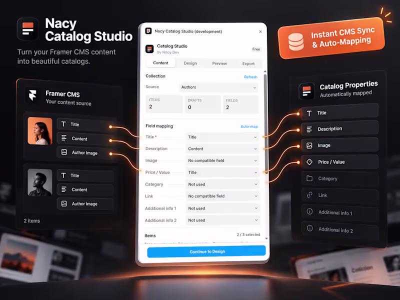 Cover image for Custom Framer Plugin & CMS Workflow Automation