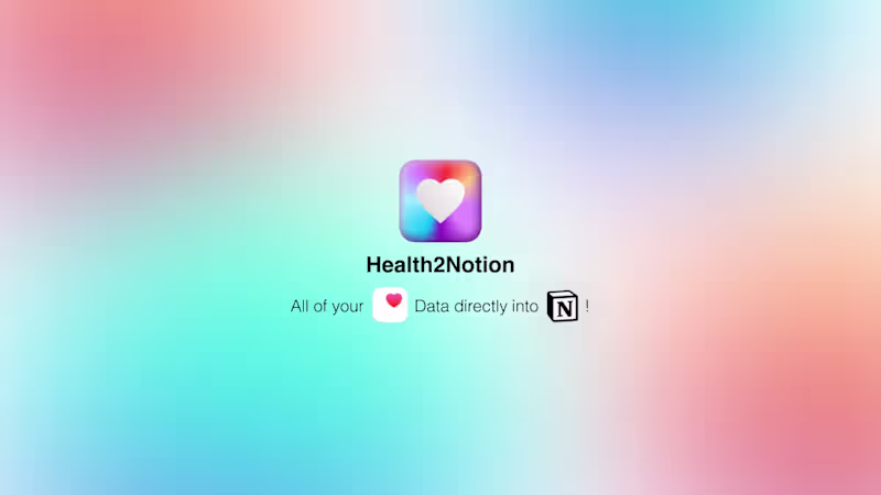 Cover image for Health2Notion