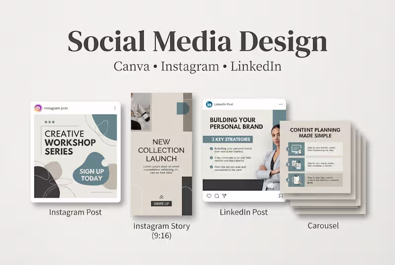 Cover image for Canva Social Media Design