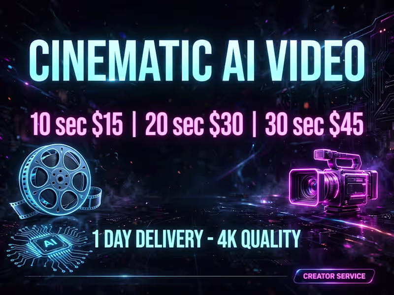 Cover image for Cinematic AI Video - Hollywood Trailer Style