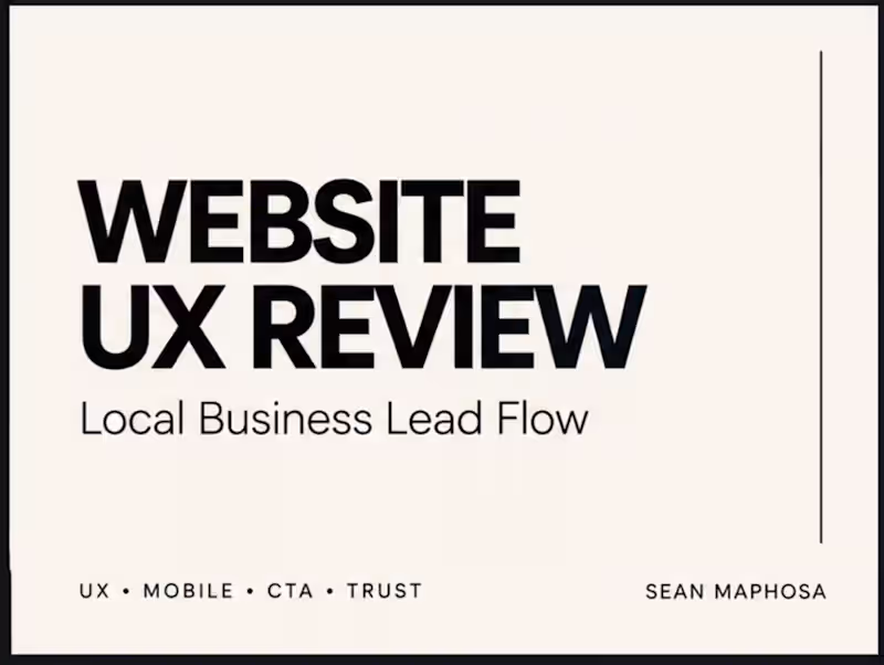 Cover image for This UX review focuses on