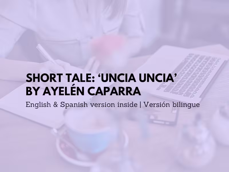 Cover image for 'Uncia uncia', a metamorphosis tale | "Uncia uncia", cuento