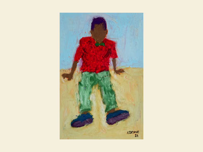 Cover image for Oil Pastel Painting. Editorial Illustration.
