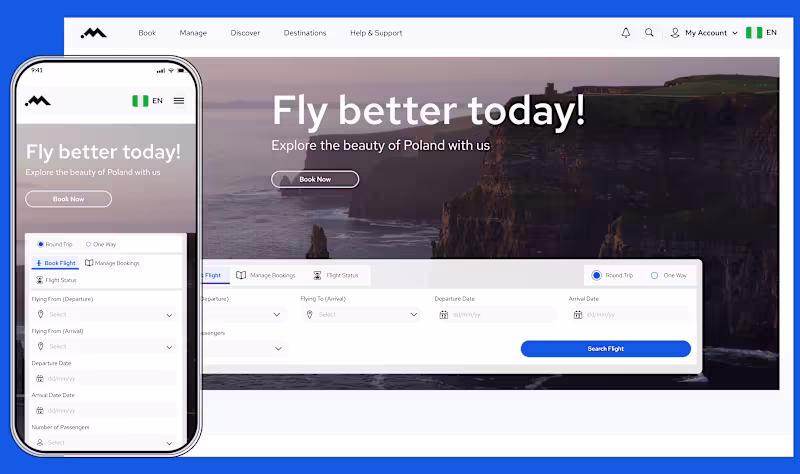 Cover image for Website Landing Page Design