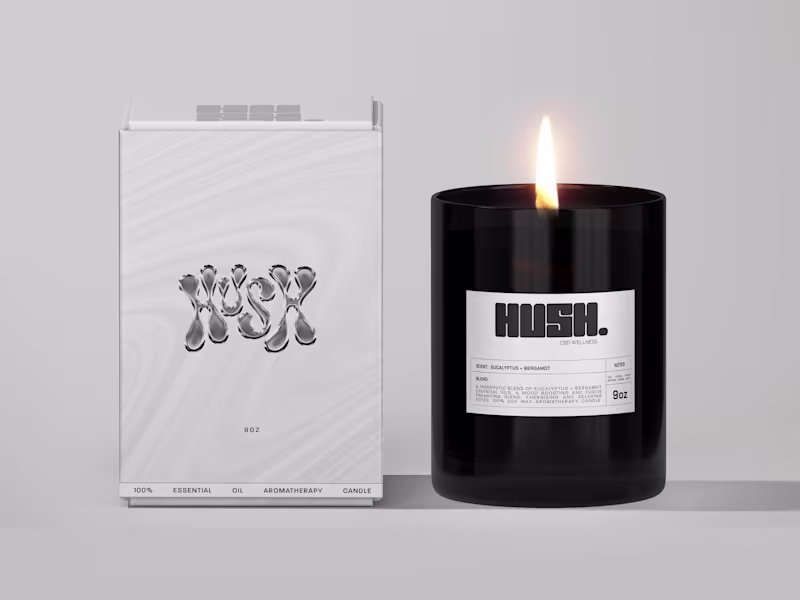 Cover image for HUSH. - Brand Identity + Content Design