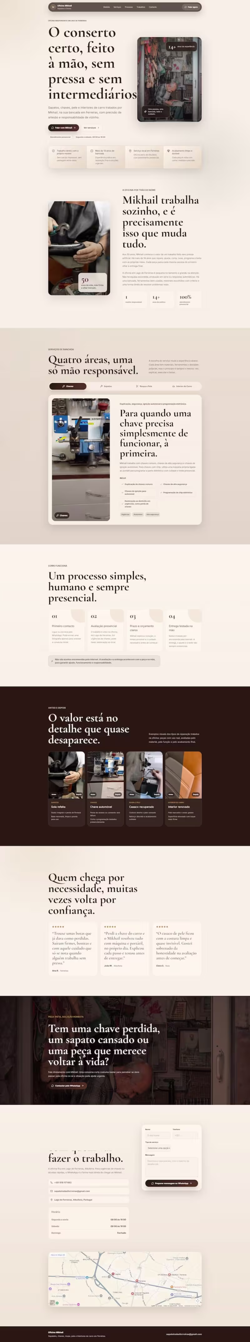 Cover image for Mikhail Sapateiro Craftsman & Repair