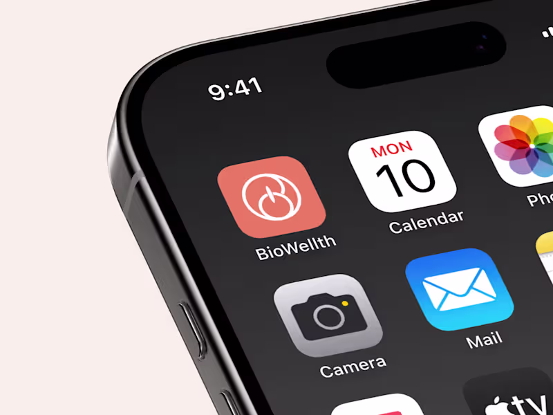 Cover image for BioWellth: Wellness App Brand Identity