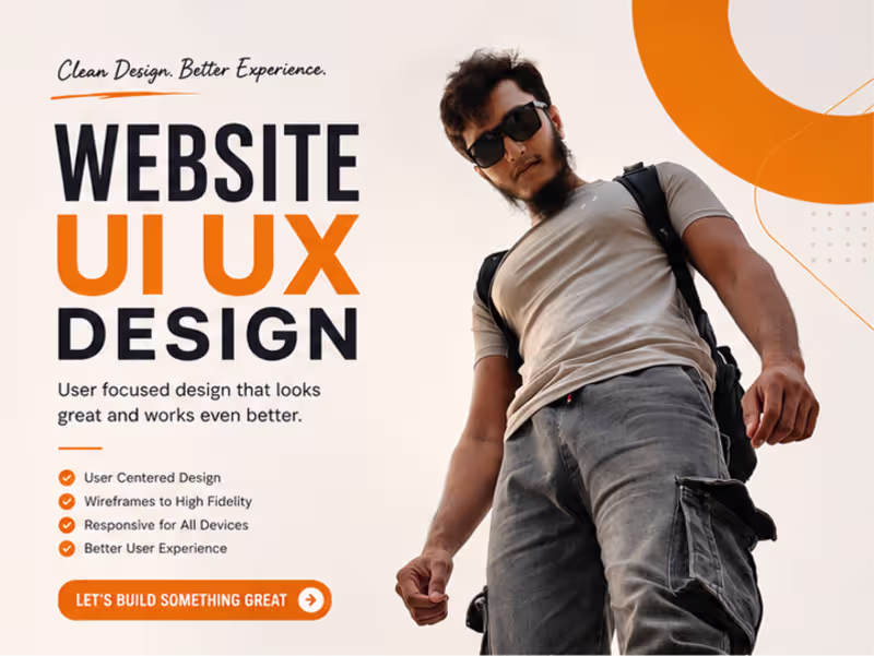 Cover image for Modern Website UI/UX Design in Figma