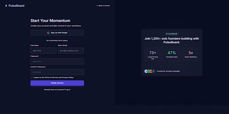 Cover image for PulseBoard is a motion-rich founder