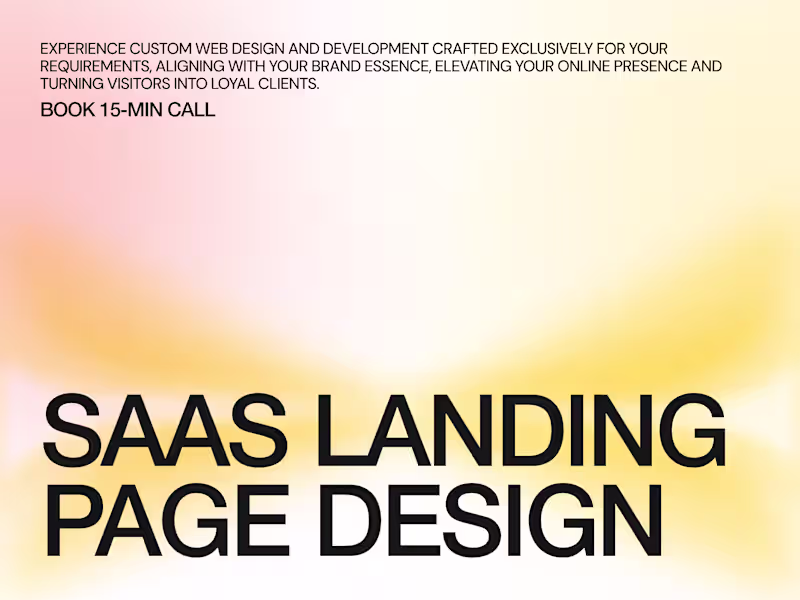 Cover image for AI & SaaS Landing Page Design in Figma