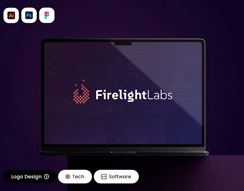 Cover image for Modern Logo Design for Firelight Labs Software Agency