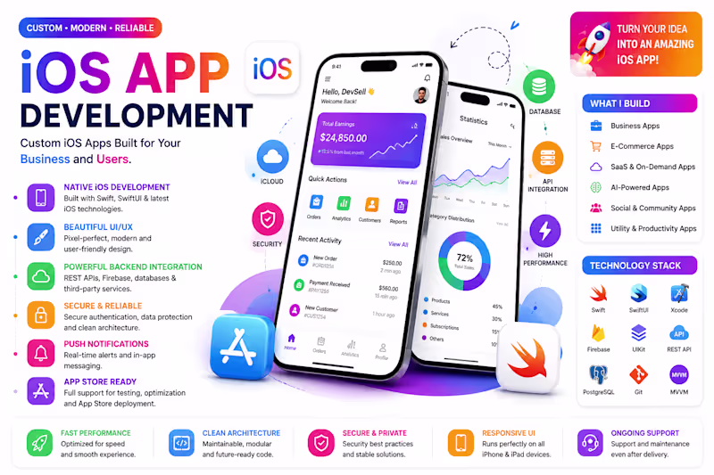 Cover image for iOS App Development