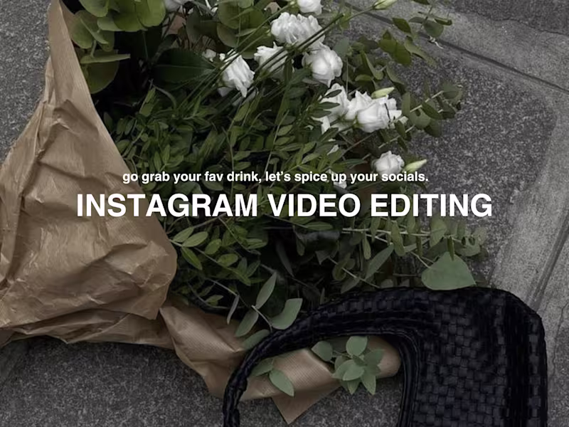 Cover image for Instagram Video Editing 