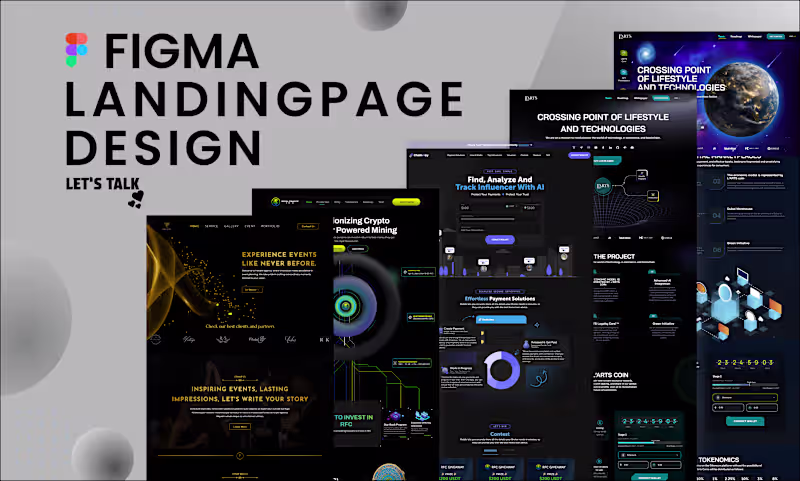 Cover image for Modern Crypto & AI Landing