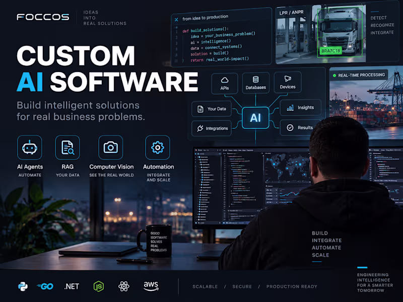 Cover image for I will build a custom AI-powered application for your business