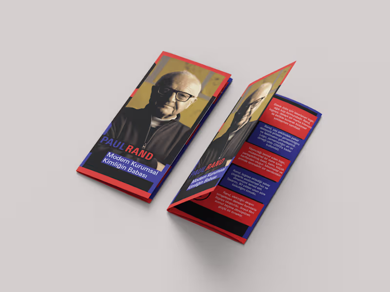 Cover image for Paul Rand - Editorial Brochure