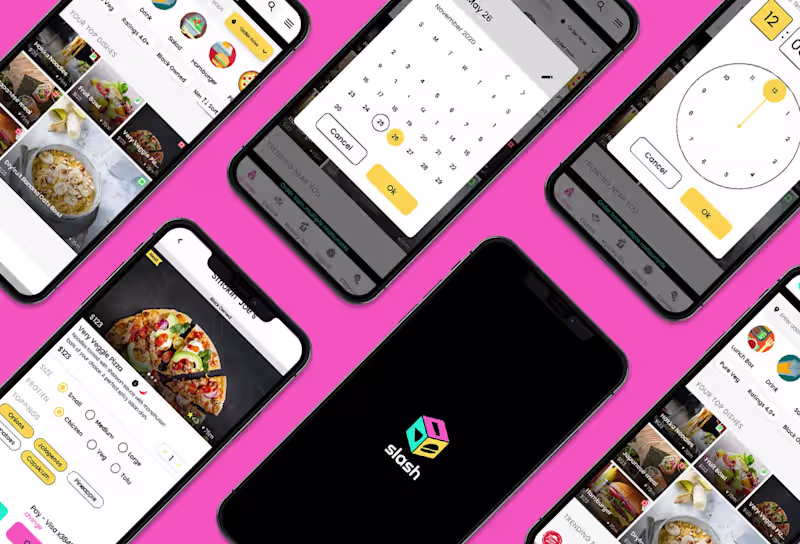 Cover image for A vibrant mobile app design for Slash